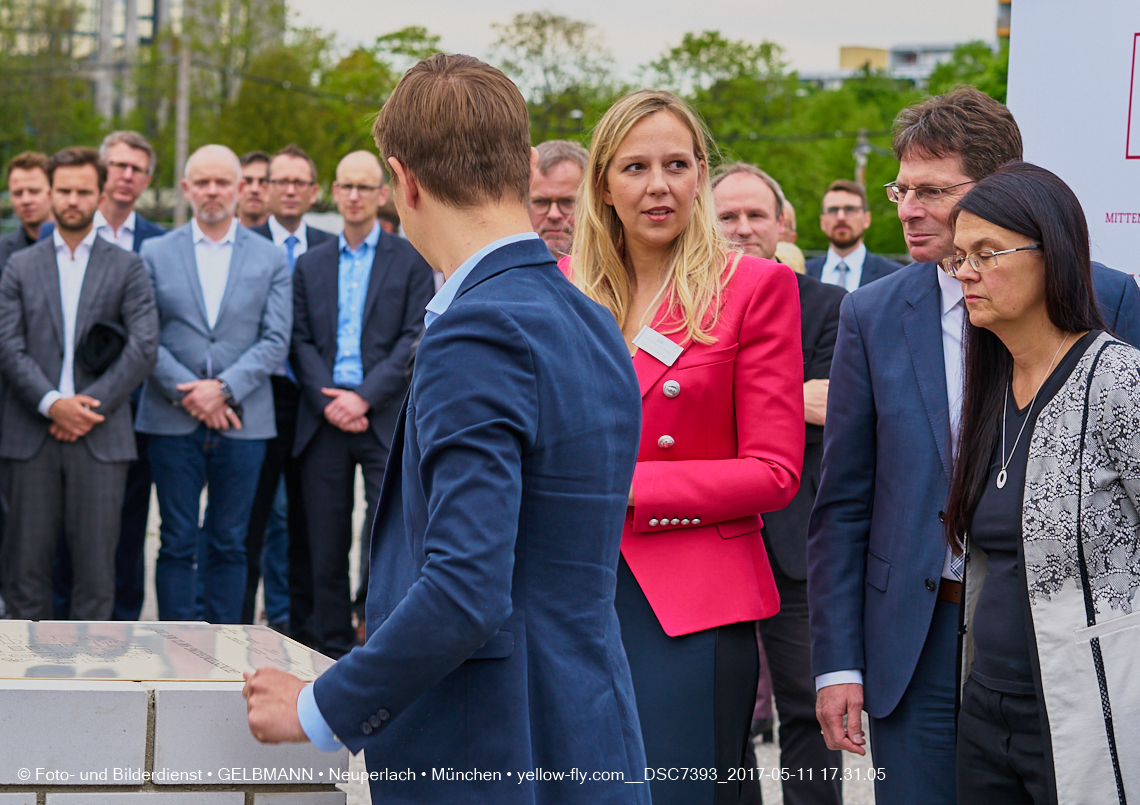 11. Mai 2017 - Grundsteinlegung für die LOGE und dem Kulturquadrat in Neuperlach